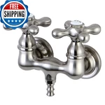 Kingston Brass CC37T8 Vintage Leg Tub Filler, Satin NICKEL,3-3/8-INCH Center. Fixed Price $193.74.