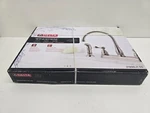 New Old Stock! Delta Windemere 2-HANDLE Kitchen Faucet 21996LF-SS. Fixed Price $84.96.