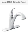Moen 67545C Camerist Kitchen Faucet In Chrome - High Arc Pull Out New & Complete. Fixed Price $89.95.
