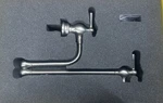 Perrin Rowe U.4799LS Edwardian Wall Mounted Pot Filler Polished Nickel New. Fixed Price $1099.00.
