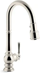 Kohler K-99259-SN Artifacts 1.5 Gpm Single Hole Pull Down Kitchen Faucet. Fixed Price $569.99.