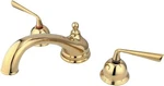 Kingston Brass KS3352ZL Silver Sage Roman Tub Faucet, Polished. Fixed Price $319.00.