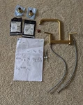 Kohler Purist 7547-4-2MB Two-hole Bridge Kitchen Sink Faucet Brushed Brass *flaw. Fixed Price $179.99.
