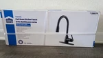 Project Source Tucker Matte Black Single Handle Pull-down Kitchen Faucet 1288579. Fixed Price $59.95.