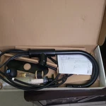 Allen + Roth Harlow Kitchen Faucet 5505651 Includes Soap Pump Matte Black Finish. Fixed Price $40.00.