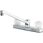 Home Impressions 2- Handle Knob Non-metallic Kitchen Faucet, Chrome Pack Of 6. Fixed Price $146.26.