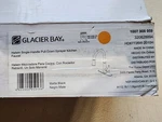 Glacierbay Halwin Single-handle Pull-down Sprayer Kitchen Faucet Matte Black. Fixed Price $59.99.