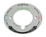 Symmons T-29A Temptrol Model Escutcheon Dial Small, Silver. Fixed Price $19.89.