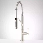 Signature Hardware SHXCBE207ZSS Beasley 1.8 Gpm Spring Pre-rinse Kitchen Faucet,. Fixed Price $395.00.