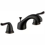 Constructor 8 In. Widespread Double-handle Low-arc Bathroom Faucet Bronze. Fixed Price $59.99.