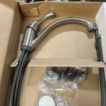 Delta 141-SS-DST Stainless Steel High Arc Kitchen Faucet, Single Lever. Fixed Price $100.00.