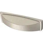 3" & 3-3/4" Dual Mount Modern Farmhouse Cup Pull Satin Nickel. Fixed Price $9.32.
