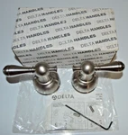 Delta H615SS Faucet Lever Stainless Steel Replacement Handles, New. Fixed Price $46.25.