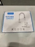 Guukar Black Commercial Spring Pull-out Kitchen Sink Faucet W/ Down Sprayer. Fixed Price $22.74.