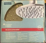 Ondine 10-INCH Shower Head Round Brass Rainmaker CY059CH. Fixed Price $75.00.