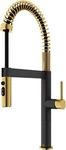 Vigo VG02052MGMB Edison Pro 20'' Single Handle Pull Down Sprayer Black-gold. Fixed Price $172.99.