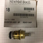 Newport Brass 1-043 Bp Diverter Cartridge N/a. Fixed Price $162.93.