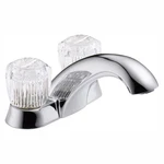 Delta Classic 4 In. Centerset 2-HANDLE Bathroom Faucet Chrome. Fixed Price $31.49.