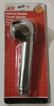 Replacement Pull Out Kitchen Faucet Sprayer Chrome Fits 1/2" Fip Hoses. Fixed Price $19.99.