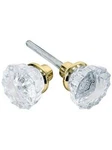 Stuff Tools Mortise Lock Crystal Glass Door Knob Replacement Set, Brass. Fixed Price $22.36.