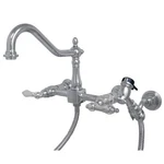 Kingston Brass KS124.ALBS Heritage 1.8 Gpm Widespread Bridge - Chrome. Fixed Price $305.47.