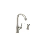 Moen 7790SRS Arbor One Handle Kitchen Faucet Spot Resist Stainless High-arc. Fixed Price $145.99.