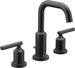 Moen Gibson Matte Black Two-handle High Arc Bathroom Faucet WS84229BL. Fixed Price $188.50.