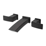 Pfister LG49-DF3B Bathroom Faucet Wall Mount 2-HANDLE Kenzo Matte Black New!. Fixed Price $295.40.