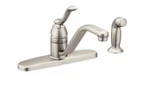 Moen 7051SRS Banbury Single-handle Kitchen Faucet W/ Side Spray, Spot Stainless. Fixed Price $83.63.