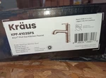 Kraus KPF-4103SFS Single Handle Pull-out Kitchen Faucet Stainless Steel. Fixed Price $161.85.
