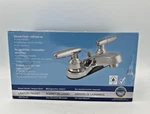 Ldr 011 4651 Lavatory Faucet Double Handle Chrome Finish With Pop-up,. Fixed Price $17.38.