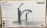Kohler R29669-CP Linwood Kitchen Faucet With Sidespray Polished Chrome Finish. Fixed Price $107.79.