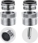 2 Pack Faucet Hose With Aerator, Sink Garden Adapter,. Fixed Price $14.32.