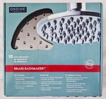 Ondine Brass Rainmaker 10-INCH Chrome Showerhead CY059CH New Box. Fixed Price $24.99.