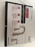 Delta Larkin Widespread Bathroom Faucet Spotshield Brushed Nickel 35890LF-SP. Fixed Price $108.00.