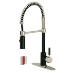 Kingston Brass LS877.DKL Kaiser 1.8 Gpm Hole Pre-rinse Pull Black. Fixed Price $545.97.