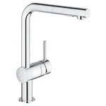 Grohe Minta Kitchen Faucet Pull-out Sprayer Starlight Chrome 30300000 New. Fixed Price $400.00.