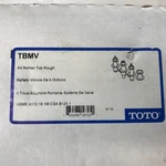 Toto Tbmv Four-hole Roman Tub Filler Rough-in. Fixed Price $67.50.
