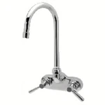 Zurn Z812B1-XL-TWM Wall-mounted Centerset 5-3/8" Gooseneck Faucet , Chrome. Fixed Price $175.00.