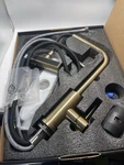 Joom Brand Kitchen Faucet. Matte Gold With Pull Down Sprayer. Fixed Price $25.00.
