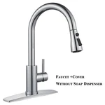 Chrome Kitchen Faucet Sink Pull Down Sprayer Single Handle Mixer Stainless Steel. Fixed Price $28.99.
