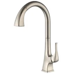 Luxier Kitchen Faucet Pull-down Sprayer W/ 2-FUNCTION Head Brushed Nickel. Fixed Price $123.30.