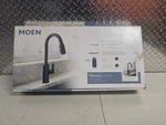 Moen Meena Matte Black 87270BL Pulldown Kitchen Faucet 360 Degree Spout Swivel. Fixed Price $119.95.