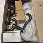 Nicolas Rubinetteria Tuscan Brass Italy Faucet A1418XMTCB Cross Handle Rohl. Fixed Price $890.06.
