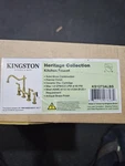 Kingston Brass KS1273ALBS Heritage 8-INCH Kitchen Bridge Faucet. Fixed Price $225.00.