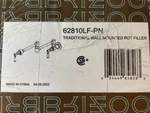 Brizo Traditional 4 Gpm Wall Mounted Pot Filler Polished Nickel 62810LF-PN. Fixed Price $664.99.