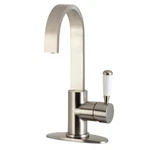 Kingston Brass LS861.DPL Paris 1.75 Gpm Hole Bar Faucet - Nickel. Fixed Price $298.97.