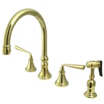 Kingston Brass KS2792ZLBS Widespread Kitchen Faucet. Fixed Price $291.18.