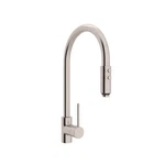 Rohl LS57L-STN-2 Pirellone Tall Pull-down Kitchen Faucet Satin Nickel. Fixed Price $1892.00.