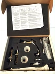 Santec Widespread Bathroom Sink Faucet Chrome & Porcelain Victorian Style New. Fixed Price $129.00.